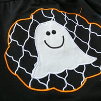 Izhansean Kids Toddler Baby Girl Halloween Outfits Ghost Dugi rukav Pulover TOP + Hlače Jesen odjeću