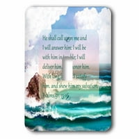 Psalms vs Biblija Pismo o okeanskim talasima. Digital Art Single prebacivanje LSP-324477-1
