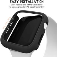 Kompatibilan za Apple Watch Case [Nema zaštitnog zaslona] Serija SE, zaštitni okvir poklopca tvrdog