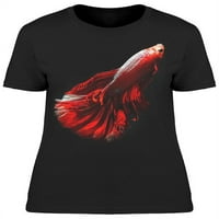 Crvena Bijela Siam Betta Fish Majica - MIMage by Shutterstock, Ženska velika