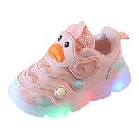 Entyinea cipele za djecu za djevojke udobne klizanje na cipelama prve šetnje cipele ružičaste 20