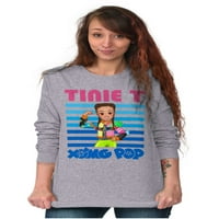 Pop muzički ventilator Tinie t crtani ženski majica s dugim rukavima Brisco brendovi x