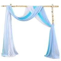 HonRane Wedding Arch Drape Tkanic - Extra dugi paneli, široki čist, bez bora, mekani, vjenčani luk na
