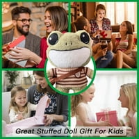 Plish žaba lutka plišana igračka sa džemper i ruksak za plišani poklon za plišani jastuk