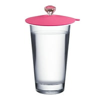 Kućni dekor unutarnji silikonski dijamantni čaše na otvorenom Creative Hot Cup poklopci