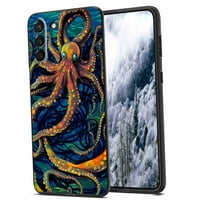 Octopus-ocean-art-flukcija telefona za Samsung Galaxy S22 + Plus za žene Muška Pokloni, Mekani silikonski