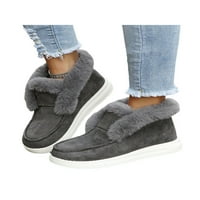Kesitin čizme za snijeg za žene kliznu na toplim obloženim čizme za gležnjeve Ležerne cipele