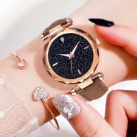 Ausyst sat za žene modne dame vanzeloženje zrcalo sat narukvica sat set elegantna geometrijska narukvica na prodajnoj klip