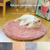 ANVAZISISE CAT CASHION Okrugla Držite toplinske super meke pse mače krevet za spavanje za spavanje za