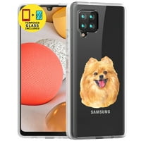 Talozna tanka futrola kompatibilna za Samsung Galaxy A 5G, zaštitni ekran stakla ukljn, sa uklj na pse, lagana, fleksibilna, mekana, SAD