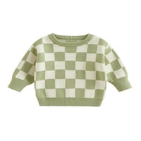 Arvbitana Toddler Baby Girl Boy Plete džemper Duks duks TOP poklopac natkriveni poklopac s dugim rukavima