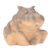 Fdit Hippo statuu, Hippo dekor Hippo Izgled Fina izrada smola materijala Mali volumen ribnjaci Spiters, ribnjak