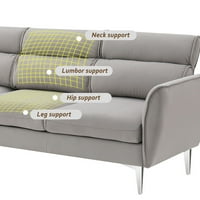 Ucloveria Kauč sa kaučem na kauču na kauču sa 4 sjedala l u obliku kauča sa ležaljkama lijeve desne