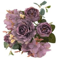Svileni realni cvijet cvijet lažnog cvijeća buket bouquet wedding cquartices za ukras za zabavu