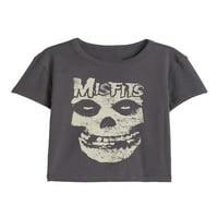 Nevevnen Halloween majice za žene skeleton Grafičke masice kratkih rukava Grunge usev
