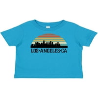 Inktastic Los Angeles California Skyline Retro poklon Dječak ili majica za bebe
