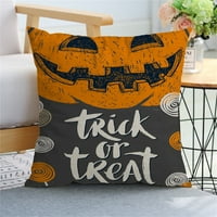 Widlink Halloween Jastučnica skrivena patent zatvarač Dodajte atmosferu Pumpkin jastuk od trik ili liječite dekor seoskih kuća za spavao
