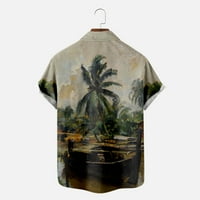 Muns Hawaii pejzažne majice Ležerne prilike Casual Comfy Tees Modni dizajn Tee majice Plaža Slobodno