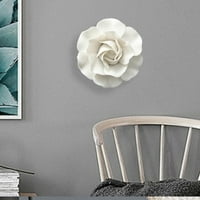 Multi-veličine 3D keramički cvjetni ploča dekor bijeli umjetni cvijet za kuhinju S Spavaću spavaću sobu