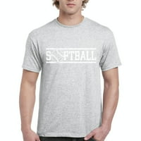 Arti - Muška majica kratki rukav - softball sa loptom