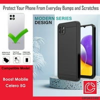 Capsule Case CASSBON futrola za pojačavanje mobilnog celero 5G [četkana tekstura dizajn teškog dežurnog
