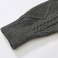 Gasue Vintage kardigan džemper za muškarce Udobni modni prozračni kaputi s dugim rukavima Klasični dnevni