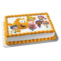 Bubble Guppies Nonny Molly Oona Gil Deema Mr Grouper Jestible torta Topper Image ABPID04617