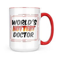 Neonblond Worlds Hottest Doctor Gol poklon za ljubitelje čaja za kavu