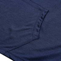 Luxplum muns bluza kratki rukav ljetni vrhovi čvrsti boja T majica Lose Fit Majica Odmor Basic Tee Navy