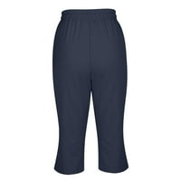 Rewenti ženski jesenski zimski joga Sportska labava Ležerne prilike Duge hlače Hlače sa džepnim pantalonama