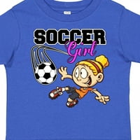 Inktastična fudbalska djevojka poklon toddler majica Toddler Girl Majica