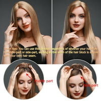 Benehair ljudska ekstenzija za kosu u gornjem dijelu frizure za kosu za žene Remy kose 6 - 14 Označite plavušu
