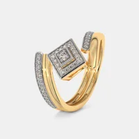 Indija bezvremenska ljubav: The Meliora Bridal Diamond Ring Set u 18KT Žuto zlato