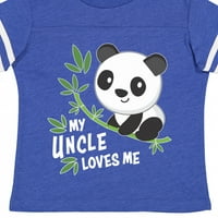 Inktastic Moj ujak voli me - slatka panda poklon toddler majica ili majica mališana
