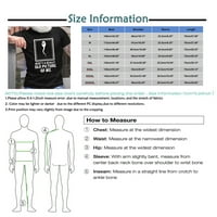 Muška majica Grafički tekst 3D Štampanje Street Casual Chort rukav s tiskanim odjećom Basic, siva, m