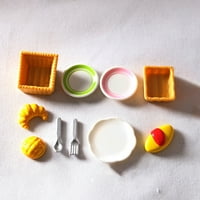 Farfi lutka Model Fino izrada Realna imitacija stola za kuhanje Mini kuhinja za ručno rađenu u vrtiću