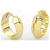 0,60ct okrugli rez prirodni dijamant 14k žuti zlatni obruči minđuše za žene poklone vjenčanje