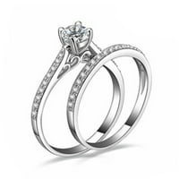 HOMCHY prsten Girl Ring ženski poklon nakit djevojka prsten vjenčani prsten pokloni za ljubitelje