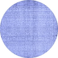 Ahgly Company u zatvorenom okruglima sažetak Plavi prostirke savremene površine, 8 'krug