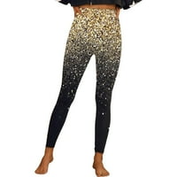 Teretne hlače Žene Torgy Y2K High Struk Sportske tajice Sportska pantalona za print Hops Yoga Stretch