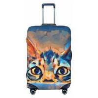 Putni zaštitnik prtljage zaštitnik mačaka narančasti koferi za prtljag, srednje veličine