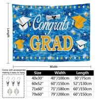 Klasa čestitkanja GRAD Diplomski fotookdrop sa balonima za zabave i proslave, 79x60 '', 106