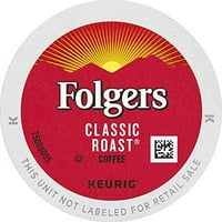 FOLGERS Klasična pečena kafa za pečenje, Keurig K-Cup Pods