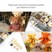 Bo ukupno setovi Drveni spojevi Priključci Ručno izrađeni DIY medvjeda lutka zglob Bojice Rotible Drveni zglobovi