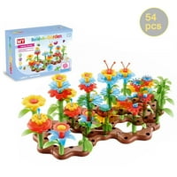Ankishi Kids Puzzle igračke Cvjetne djevojke Vrt Građevinski igračke Vrtlarstvo Pretvaranje poklona