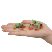 Toymany Frog figure šumske životinjske figurice, plastične gumene realne prašutne šume