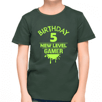 Peta rođendan Boy Majica godina Old Rođendanska majica Gamer Majica Rođendanska majica Dječak 5. Rođendan Poklon