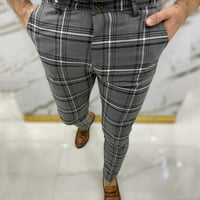 Ležerne pantalone za muškarce velike i visoke duge olovke Plovne sa džepovima Skinke ležerne hlače