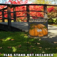 Toland Home Garden Pumpkin Patch Dobrodošli Fall zastavu dvostrano