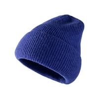 Zimske kape paništa za žene modni ležerni vuneni šešir čvrsti topli vanjski pleteni šešir